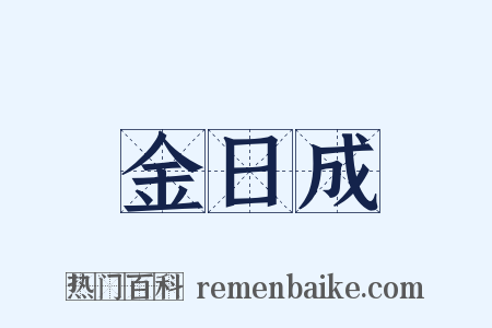 金日成是什么意思的图片